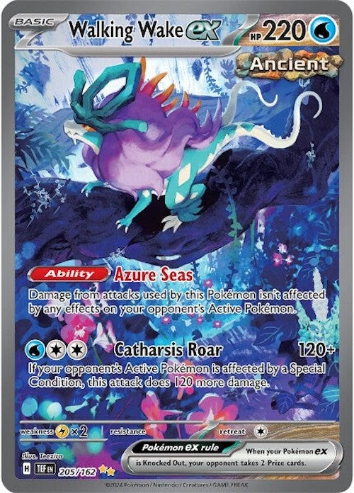 Walking Wake ex - 205/162 [TEF - 205/162]