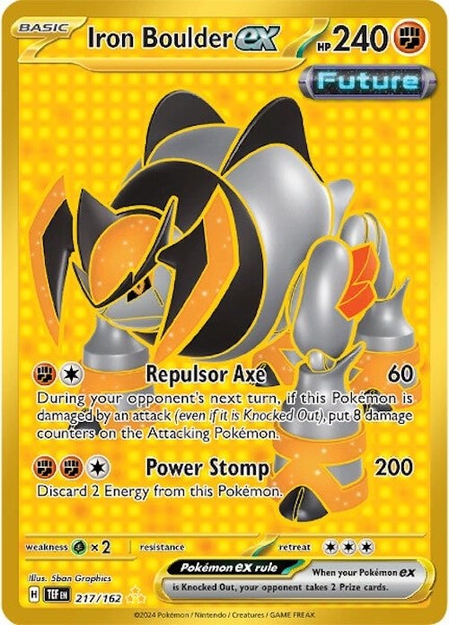 Iron Boulder ex - 217/162 [TEF - 217/162]