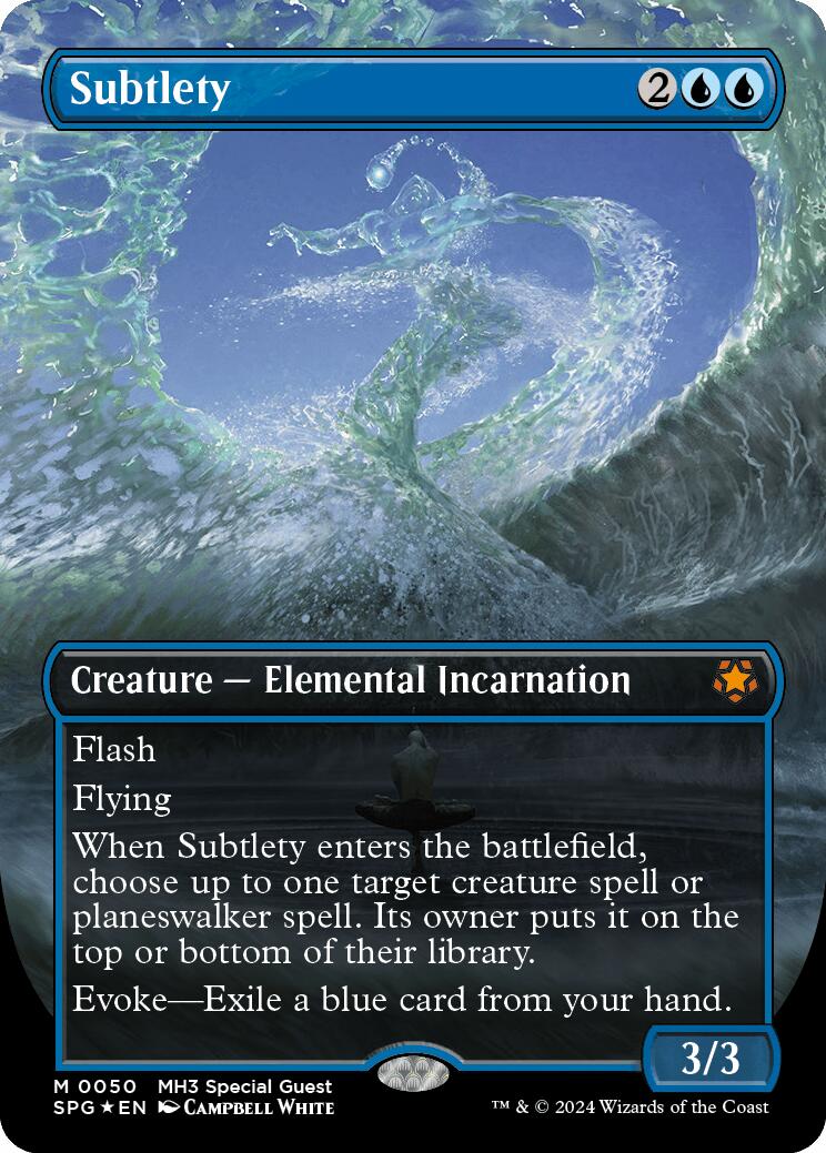Subtlety (Borderless) (Textured Foil) [SPG - 50]
