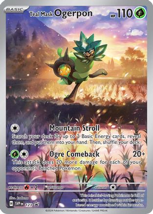 Teal Mask Ogerpon - SV: Scarlet & Violet Promo Card