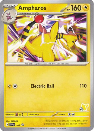 Ampharos - Pikachu 47 109 - Battle Academy 2024