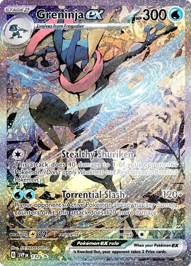 Greninja ex - 132 - Scarlet & Violet Promo Cards