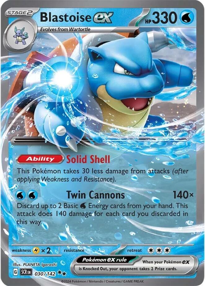 Blastoise ex - Stellar Crown