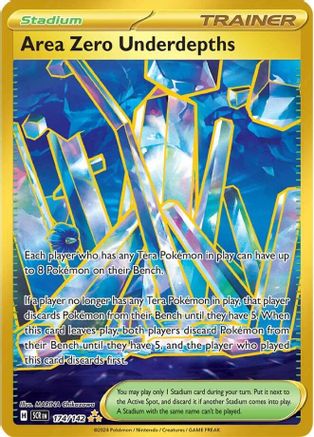 Area Zero Underdepths - 174/142 174 - SV07 Stellar Crown Holofoil