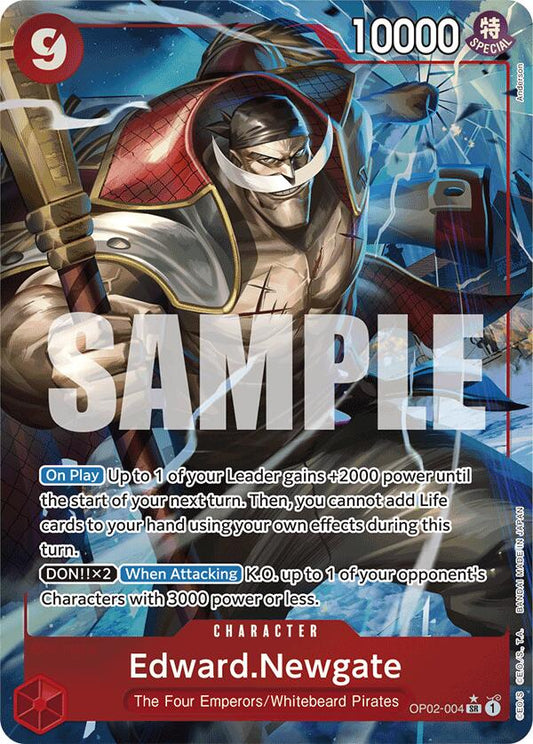 Edward.Newgate (OP02-004) (Alternate Art) [PRB-01 - OP02-004]