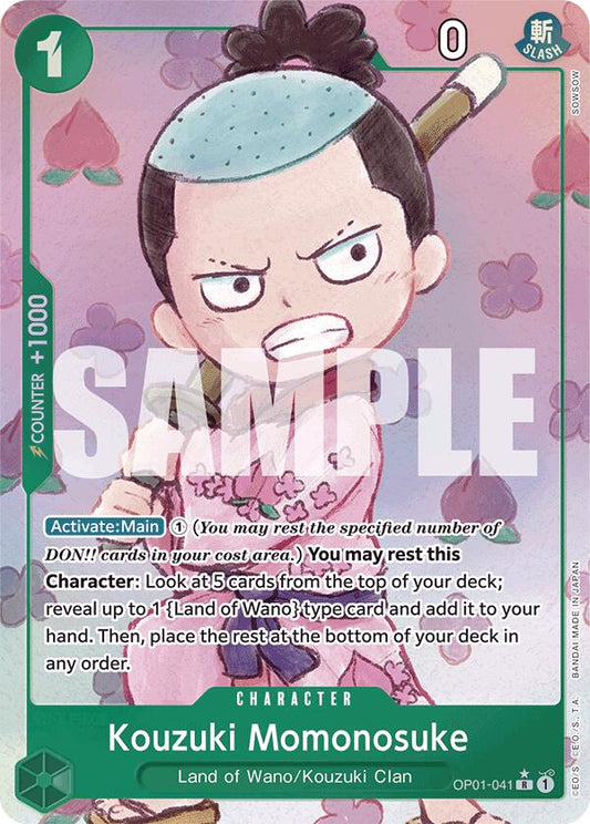 Kouzuki Momonosuke (Alternate Art) [PRB-01 - OP01-041]