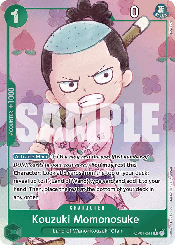Kouzuki Momonosuke (Alternate Art) [PRB-01 - OP01-041]