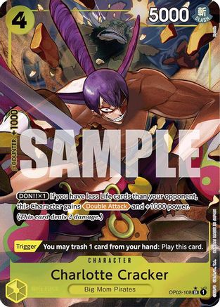 Charlotte Cracker (Alternate Art) (OP03-108) - Premium Booster -The Best- Foil