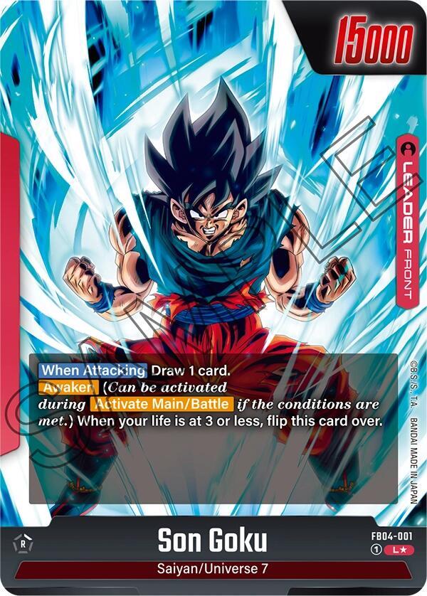 Son Goku - FB04-001 (Alternate Art) (Back)