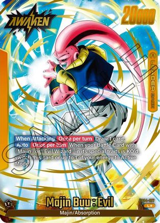 Majin Buu : Evil - FB04-077 (Alternate Art) (FB04-077) - Ultra Limit Holofoil