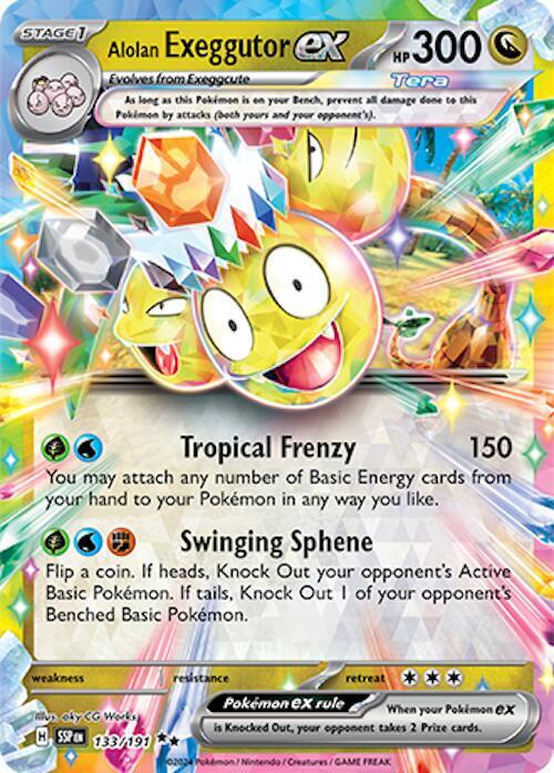 Alolan Exeggutor ex - 133/191 - Surging Sparks