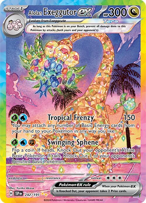 Alolan Exeggutor ex - 242/191 - Surging Sparks