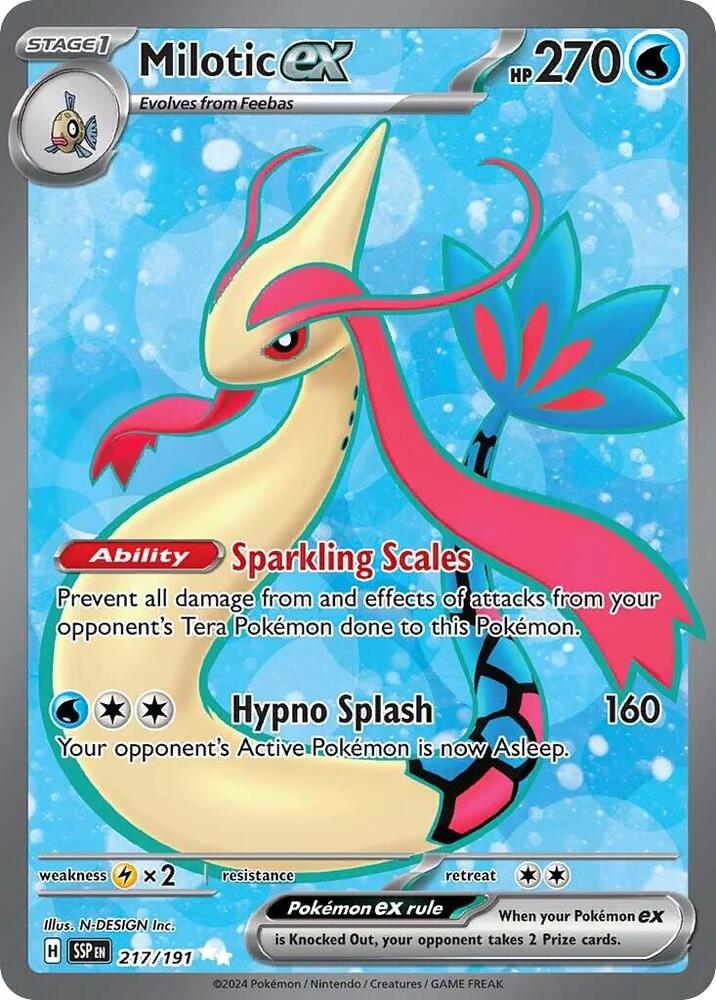 Milotic ex - 217/191 - Surging Sparks