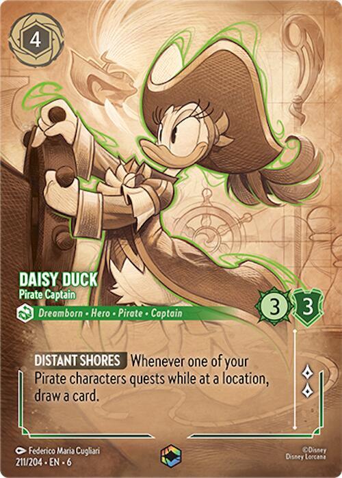 Daisy Duck - Pirate Captain (Enchanted) - Azurite Sea