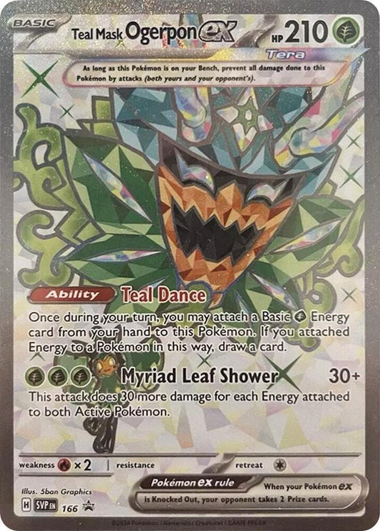 Teal Mask Ogerpon ex - 166 - SV: Scarlet & Violet Promo Card