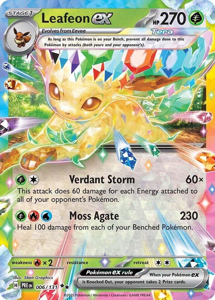 Leafeon ex - 006/131 - SV: Prismatic Evolutions