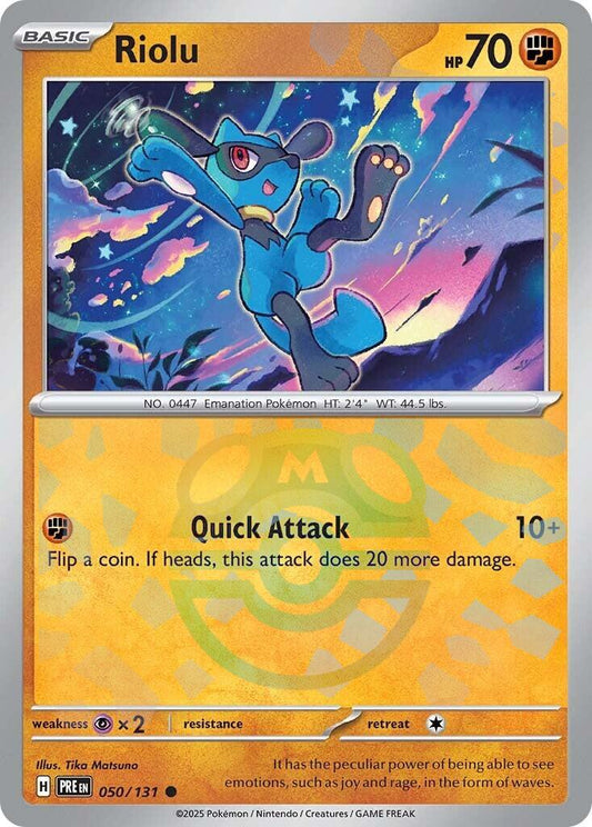 Riolu (Master Ball Pattern) [PRE - 050/131]