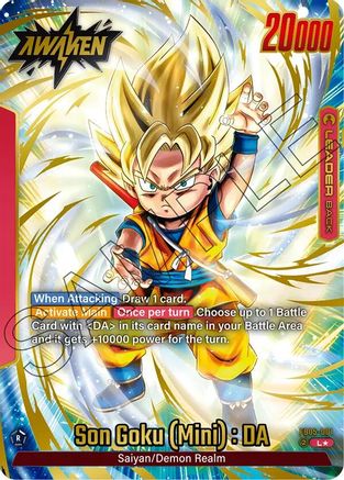 Son Goku (Mini) : DA (Alternate Art) (FB05-001) - New Adventure Holofoil