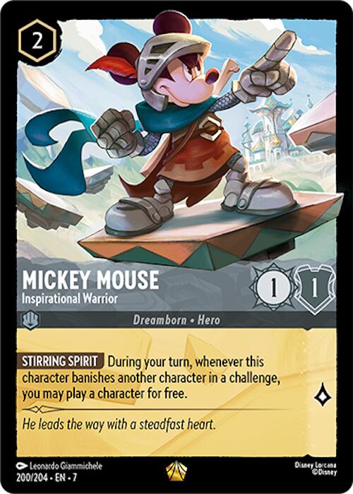 Mickey Mouse - Inspirational Warrior [7 - 200/204]