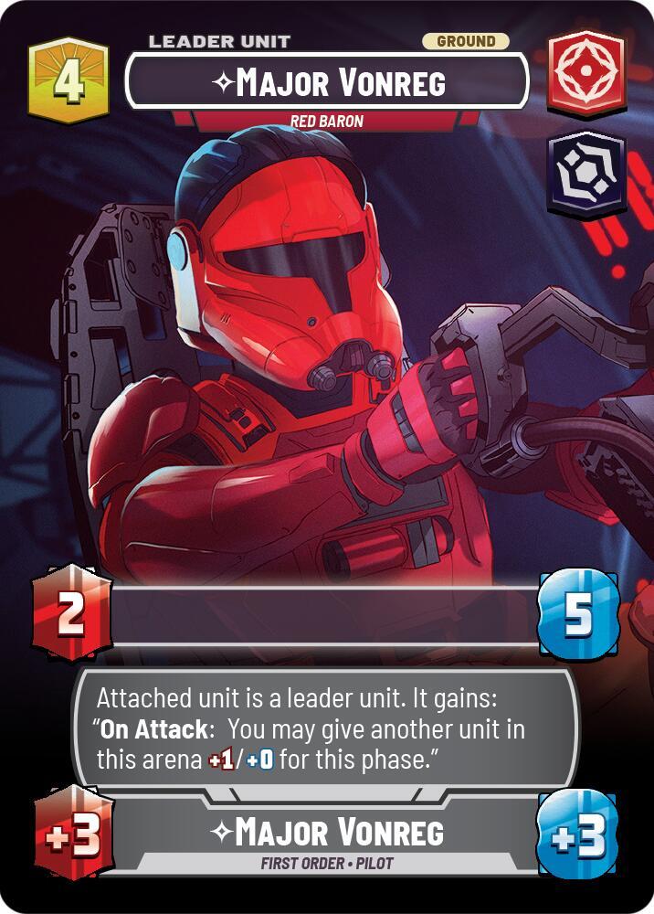 Major Vonreg - Red Baron (Showcase) (Back)