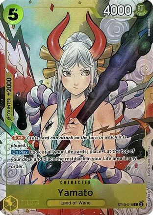 Yamato (Illustration Box Vol.1) (ST13-016) - One Piece Promotion Cards