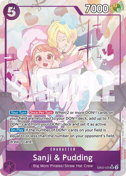 Sanji & Pudding (Alternate Art) [EB-02 - EB02-035]
