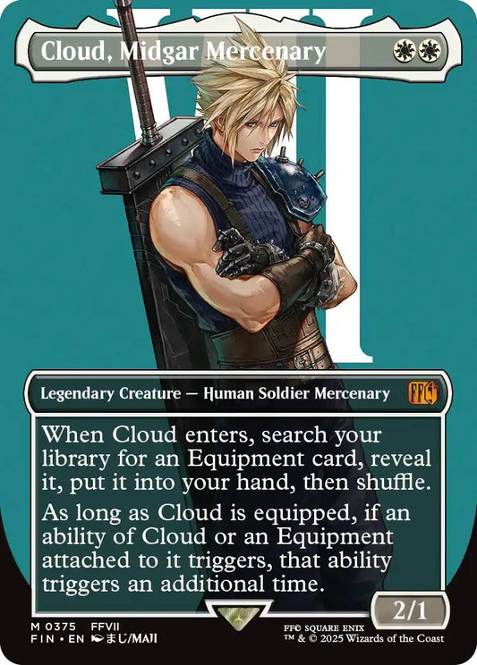 Cloud, Midgar Mercenary (Borderless) [375]