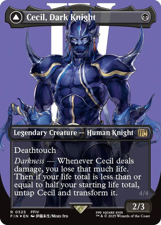 Cecil, Dark Knight (Borderless) (Surge Foil) [FIN - 525]