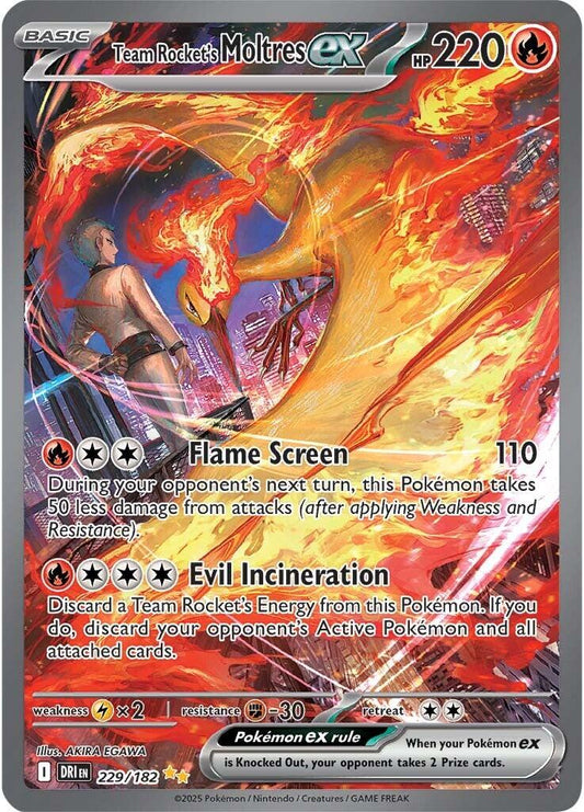 Team Rocket's Moltres ex - 229/182 [DRI - 229/182]