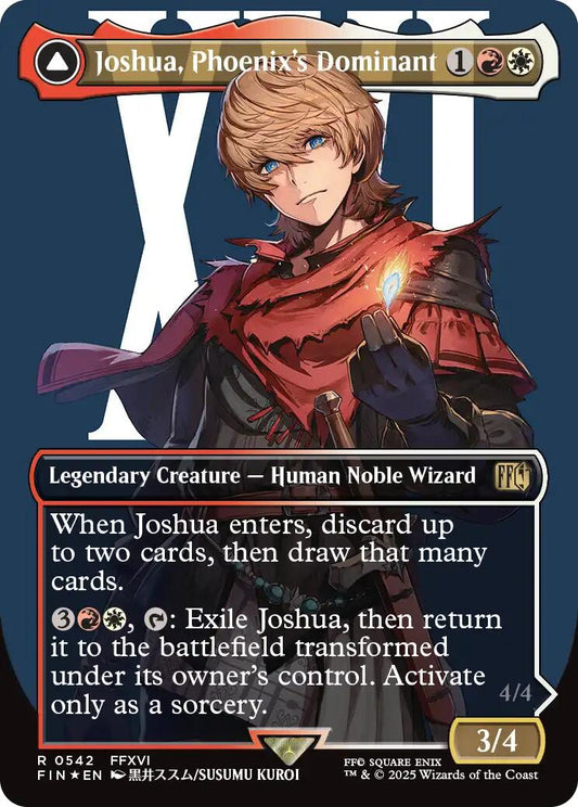 Joshua, Phoenix's Dominant (Borderless) (Surge Foil) [FIN - 542]