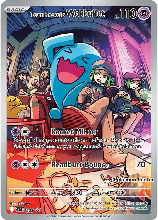 Team Rocket's Wobbuffet (Pokemon Center Exclusive) [SVP - 203]