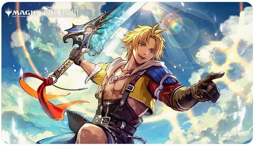 FINAL FANTASY Playmat for Magic: The Gathering - Commander Tidus, Yuna's Guardian