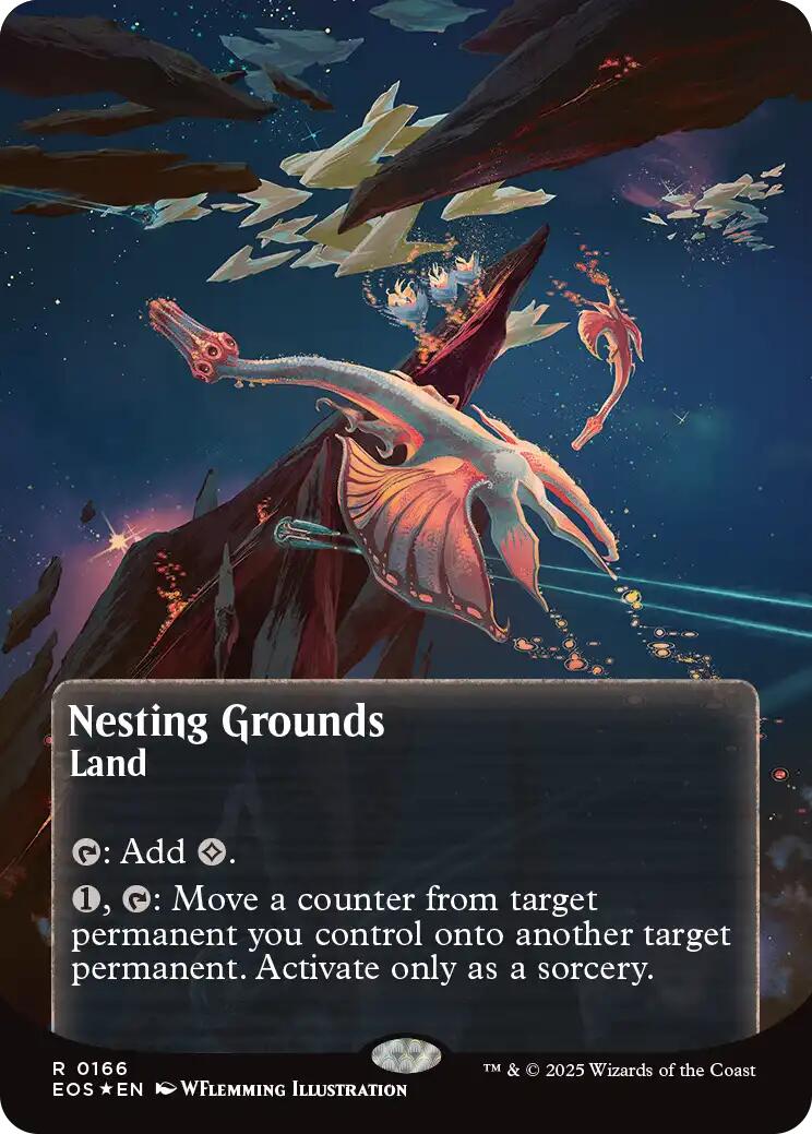 Nesting Grounds (0166) (Borderless) (Galaxy Foil)
