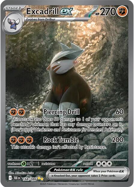 Excadrill ex - 168/086 [BLK - 168/086]