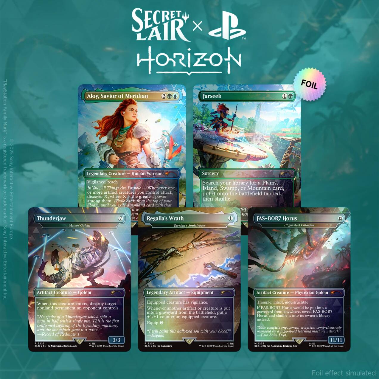 Secret Lair x Horizon: Into the Forbidden West - Rainbow Foil Edition