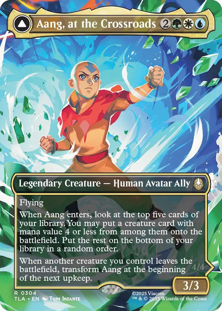 Aang, at the Crossroads (Borderless)