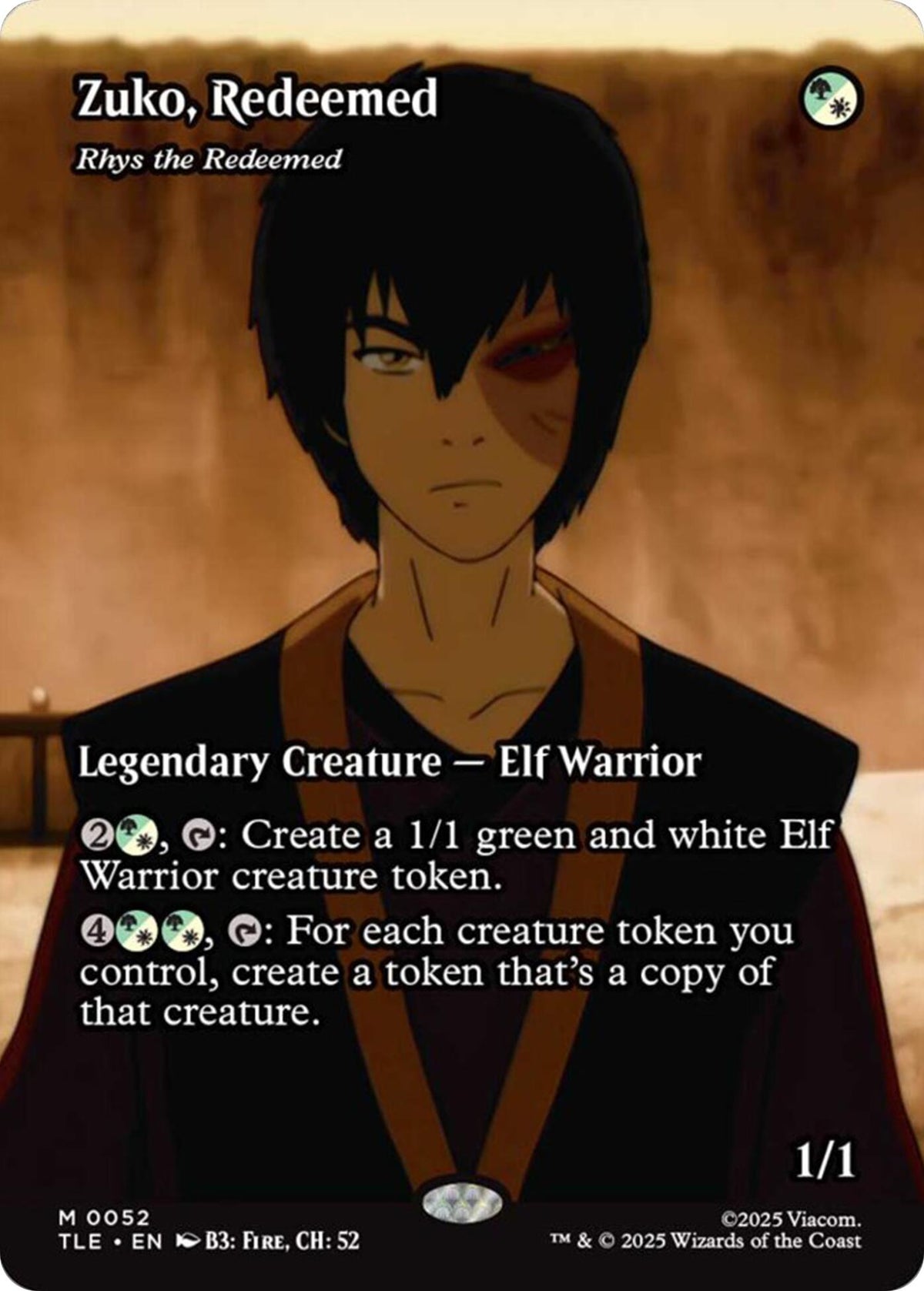 Zuko, Redeemed - Rhys the Redeemed (Borderless)