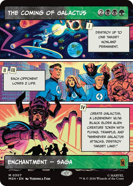 The Coming of Galactus (Borderless)
