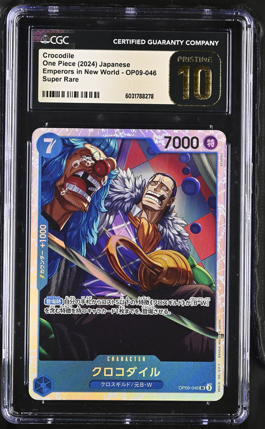 2024 Emperors in the New World #OP09-046 Crocodile CGC 10