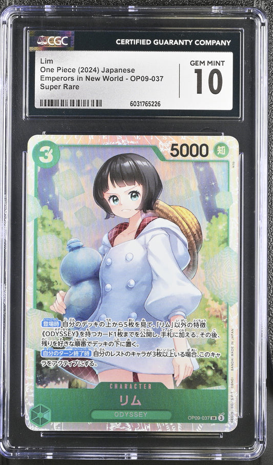 2024 Emperors in the New World #OP09-037 Lim CGC 10