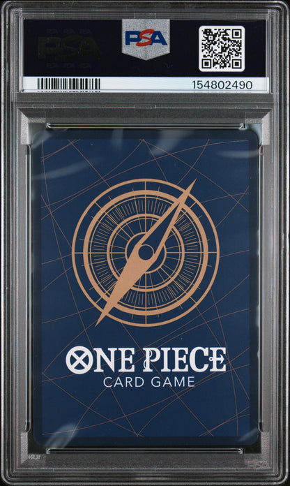 2025 One Piece Op11-A Fist Of Divine Speed #005 Luffy-Tarou SA PSA 10