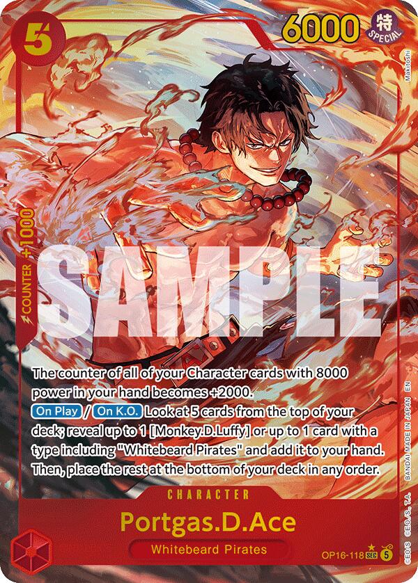 Portgas.D.Ace (118) (Alternate Art)
