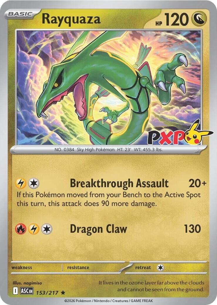 Rayquaza - 153/217 (Cosmos Holo)