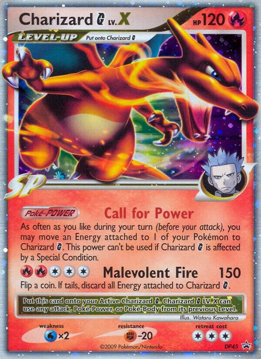 Charizard G LV.X - DP45 - Diamond and Pearl Promo