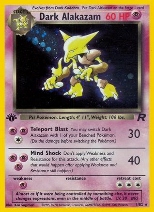 Dark Alakazam (1) - Team Rocket