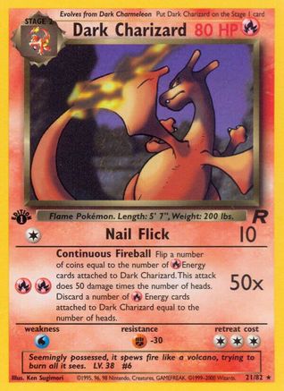 Dark Charizard (21) - Team Rocket