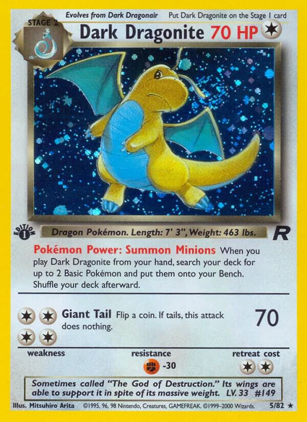 Dark Dragonite (5) - Team Rocket