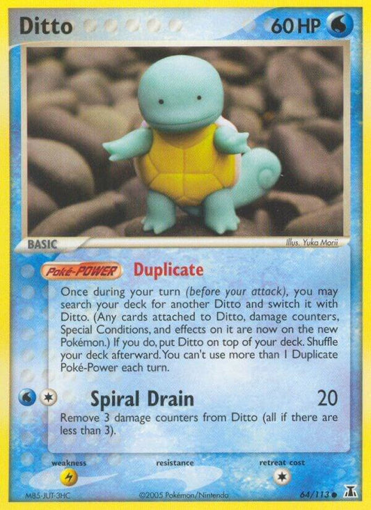 Ditto - 64/113 (Squirtle) - Delta Species