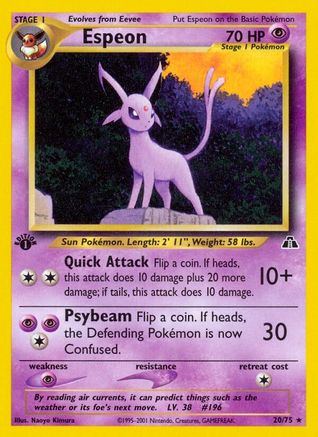 Espeon (20) - Neo Discovery