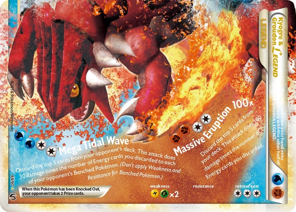 Kyogre & Groudon Legend (Bottom)
